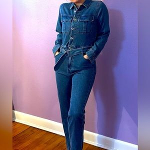 CLASSIC DENIM JUMPSUIT IN VINTAGE